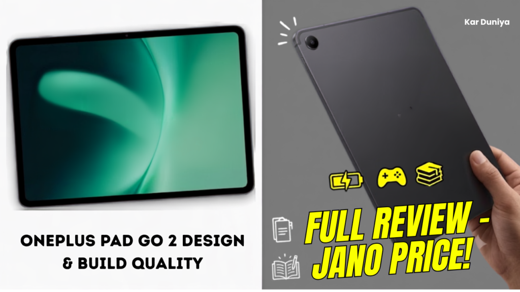 OnePlus Pad Go 2 Design & Build Quality