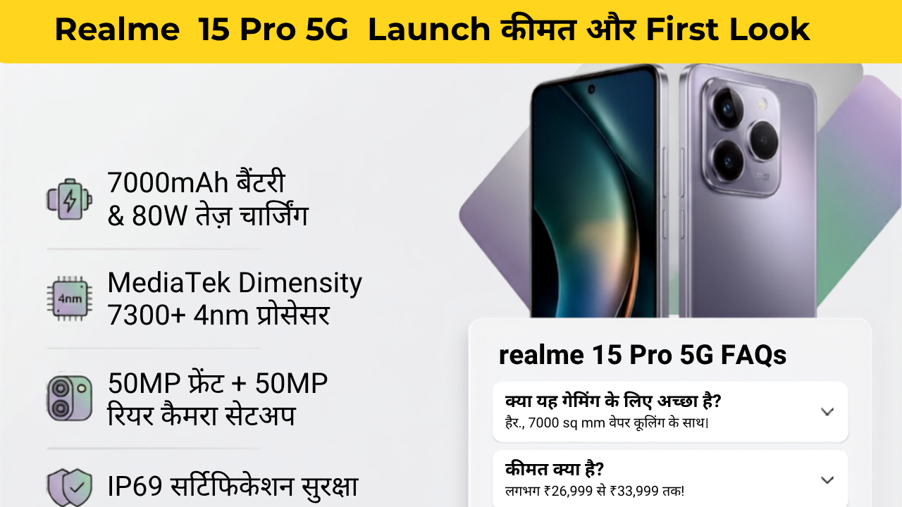 Realme 15 Pro 5G Launch